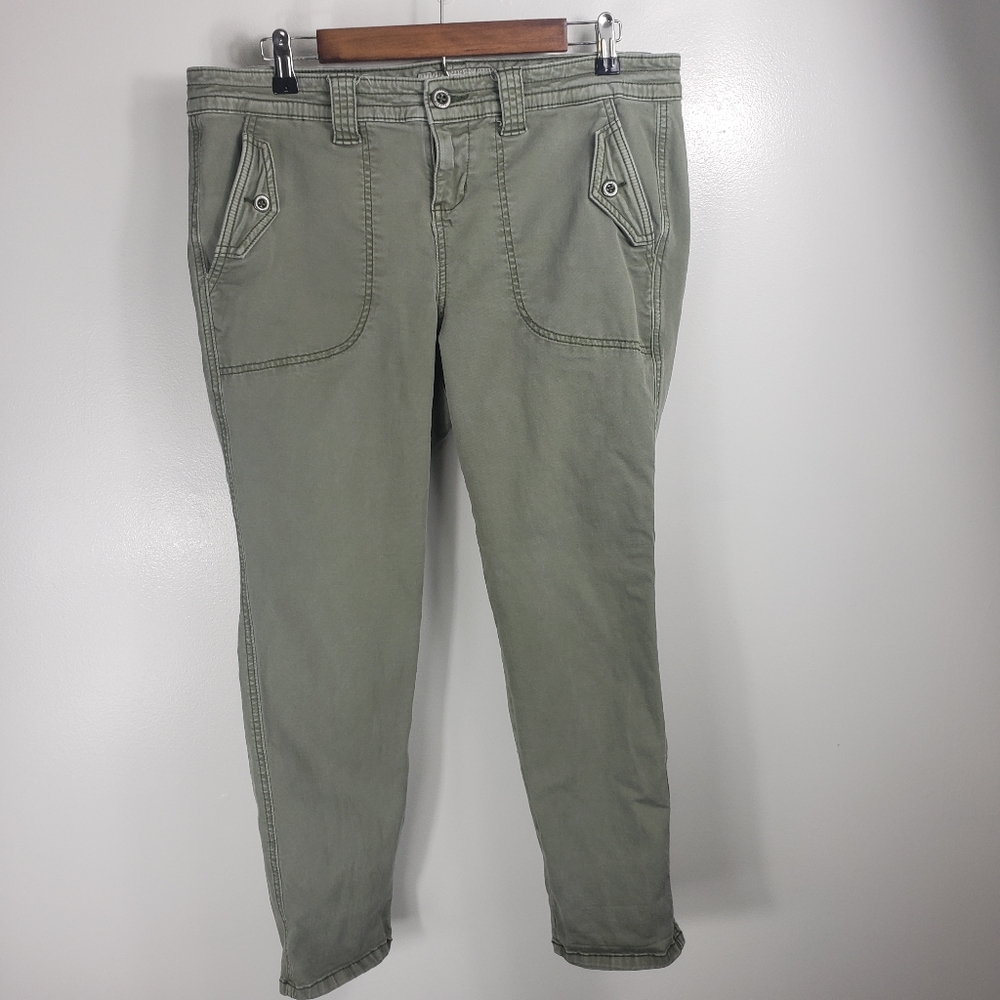 EUC 14 Torrid Green Skinny Jeans
